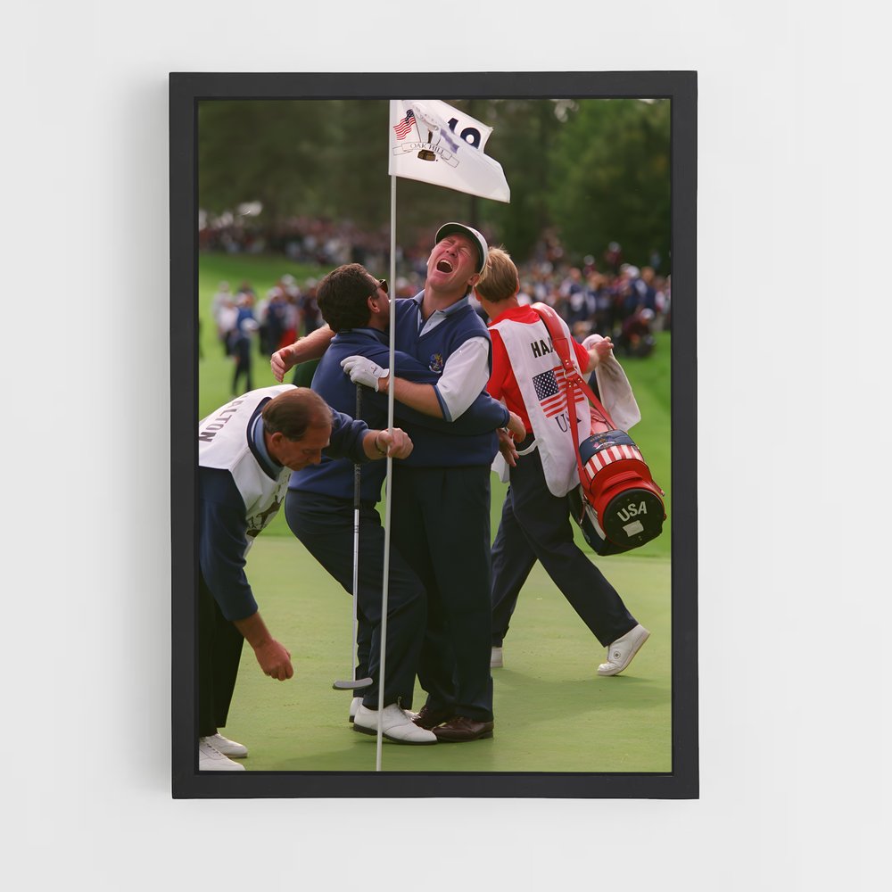 Poster Le Drapeau de la Victoire – affiche Golf (vue 2)